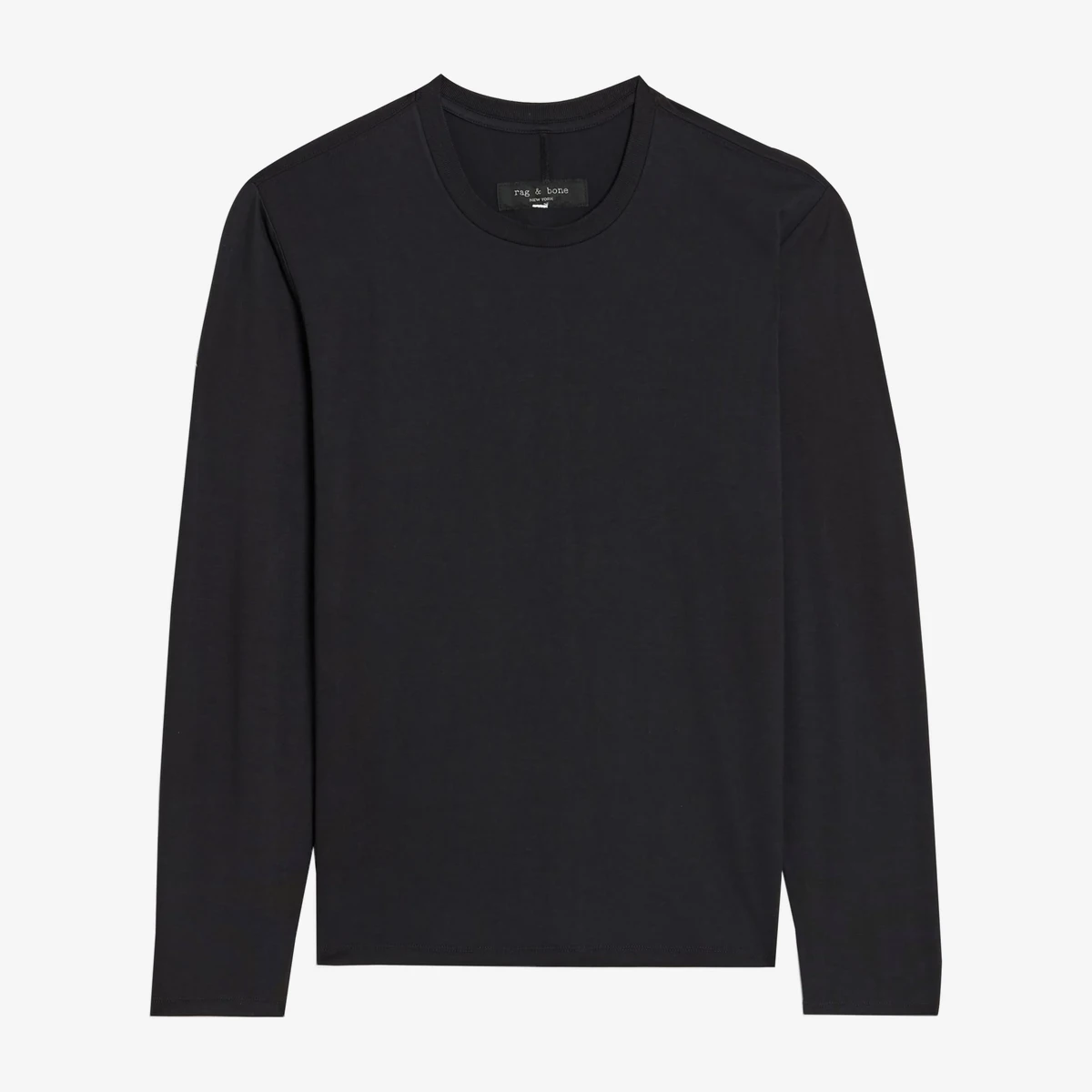 Rag & Bone Jersey Long-Sleeve T-Shirt in Black