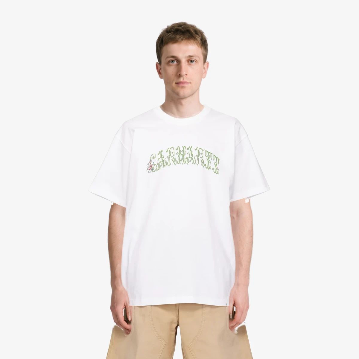 Carhartt WIP White Monogram T-shirt in White