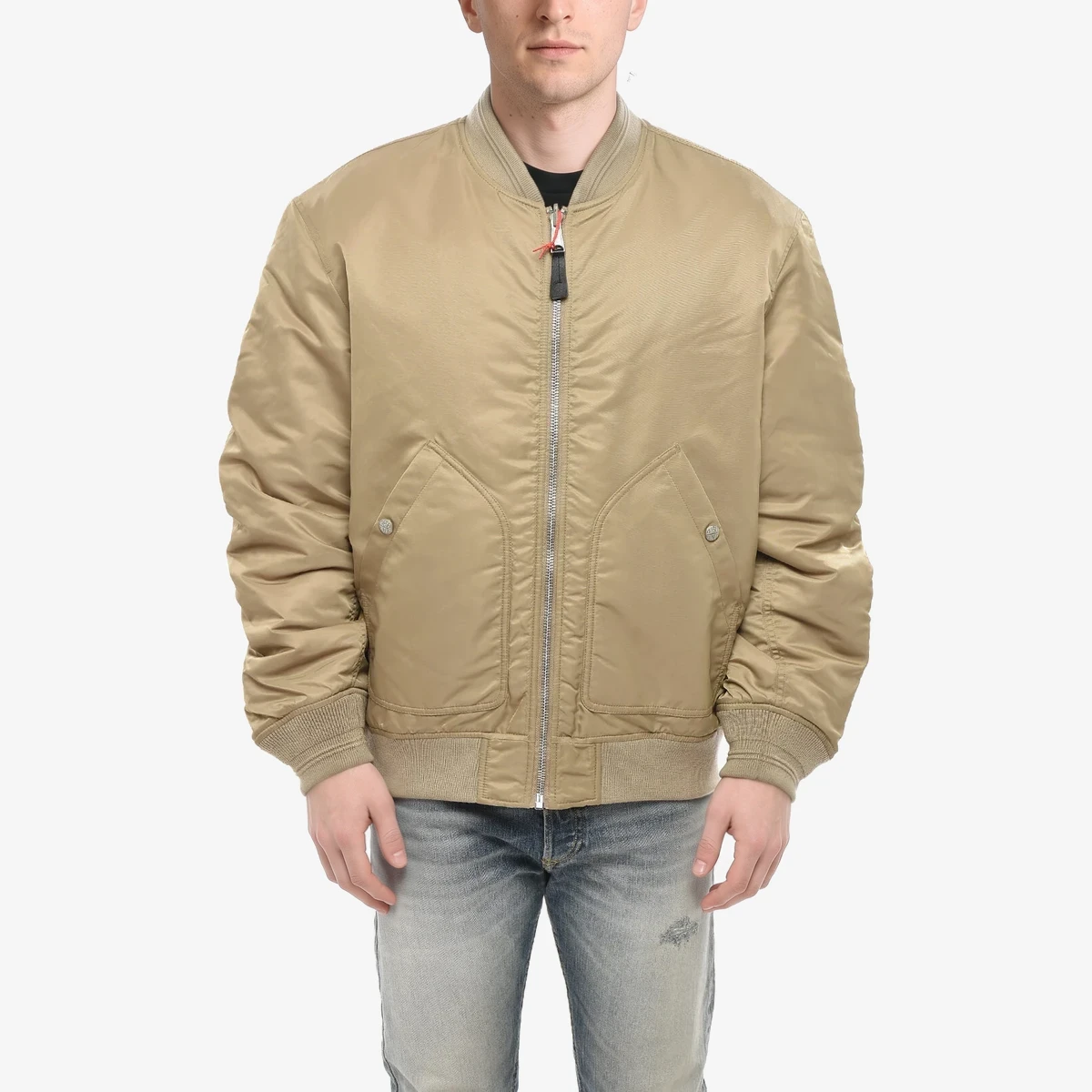 Diesel Padded Reversible Bomber J-HELD in Orange