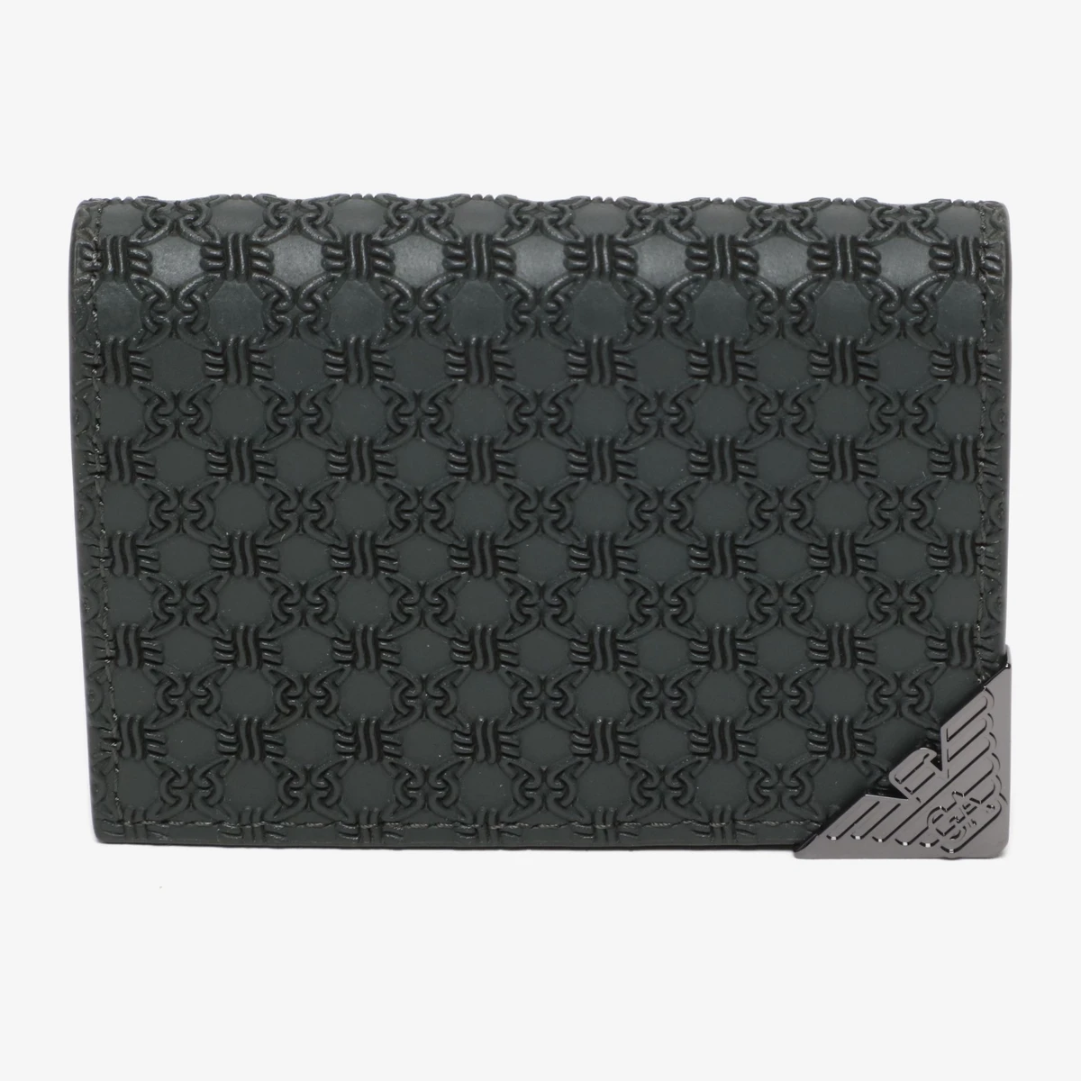 EMPORIO ARMANI Leather Wallet in Green