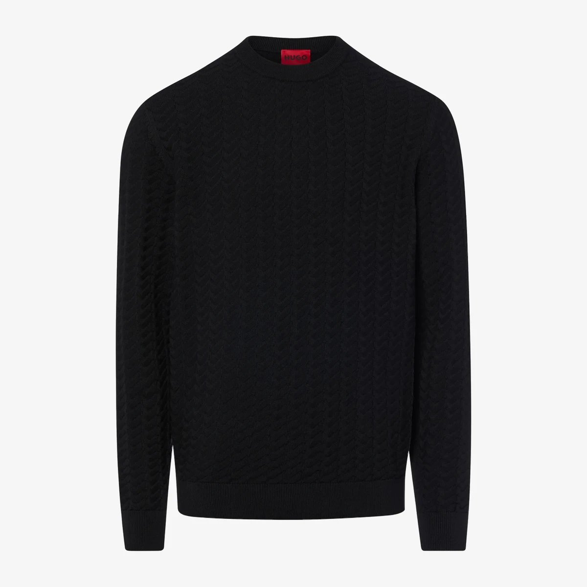 HUGO Simond Knitted Jumper — Чёрный