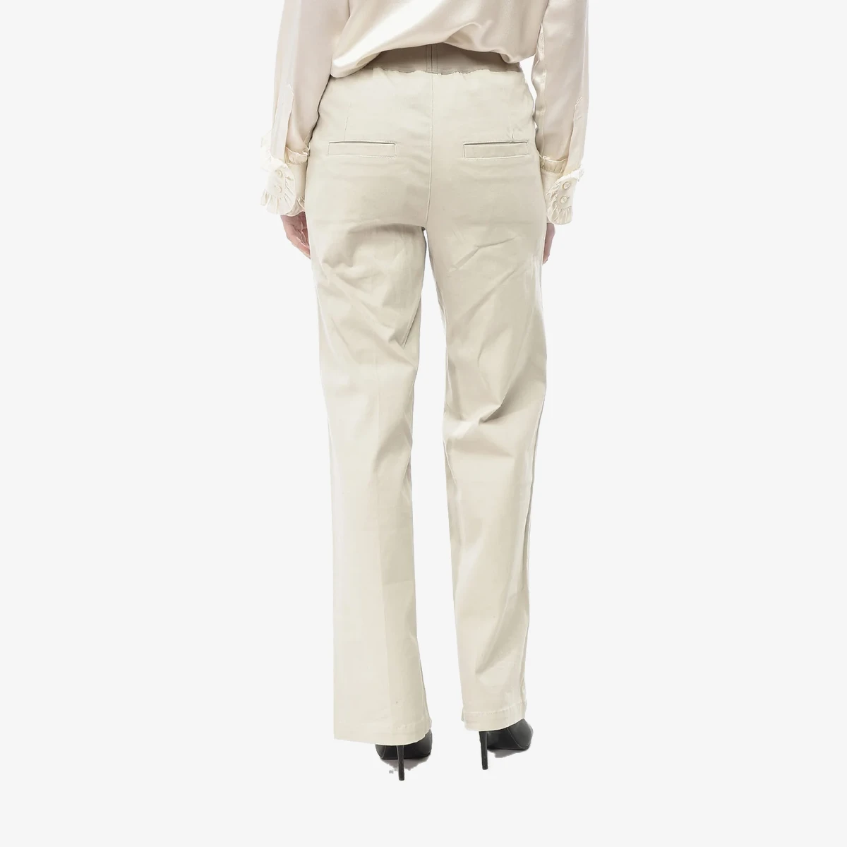 ESSENTIALS Single-Pleat Pants With Elastic Waist вид 2