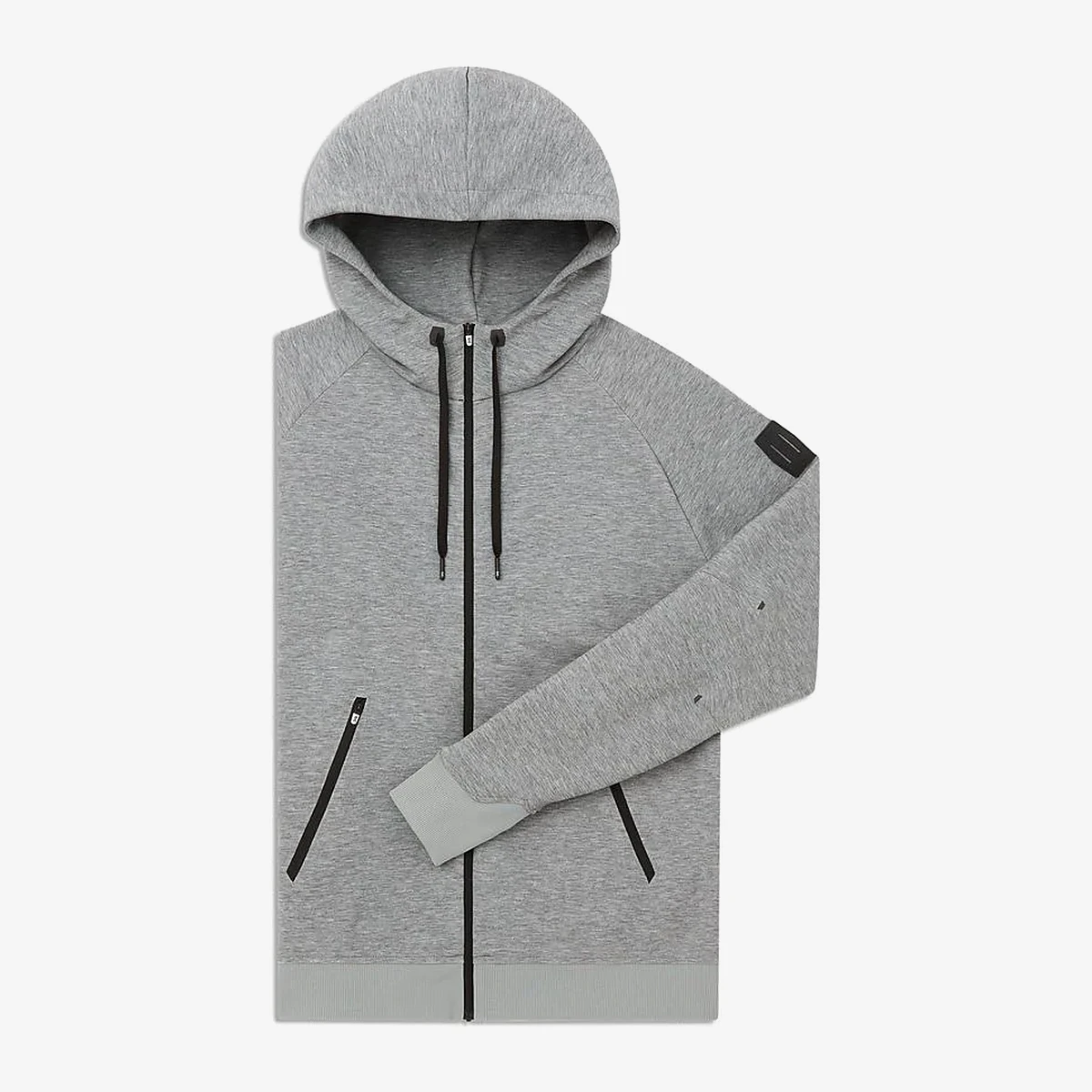 On Hooded sweat jacket in Grey