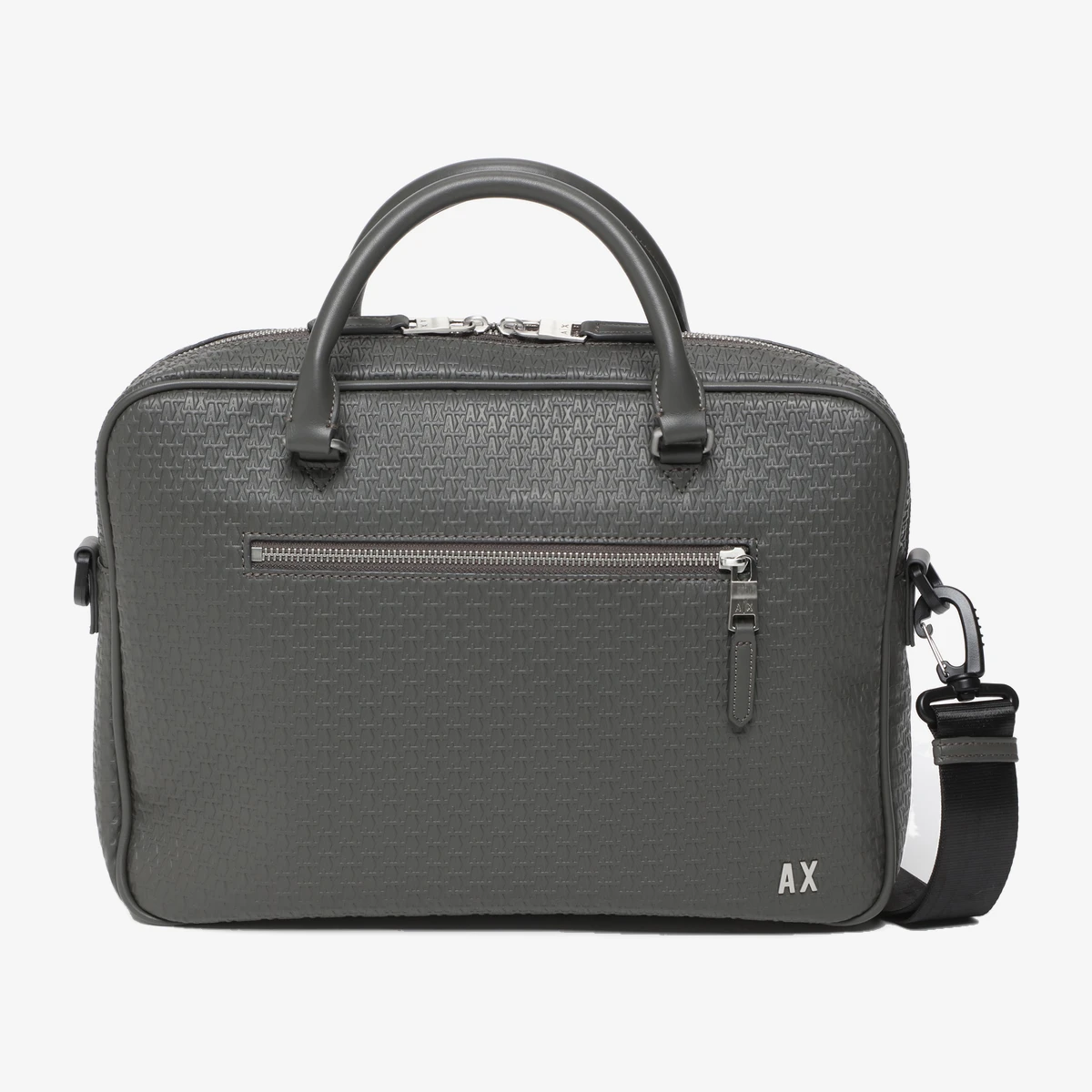 Armani Exchange Porta pc Bag in Charcoal