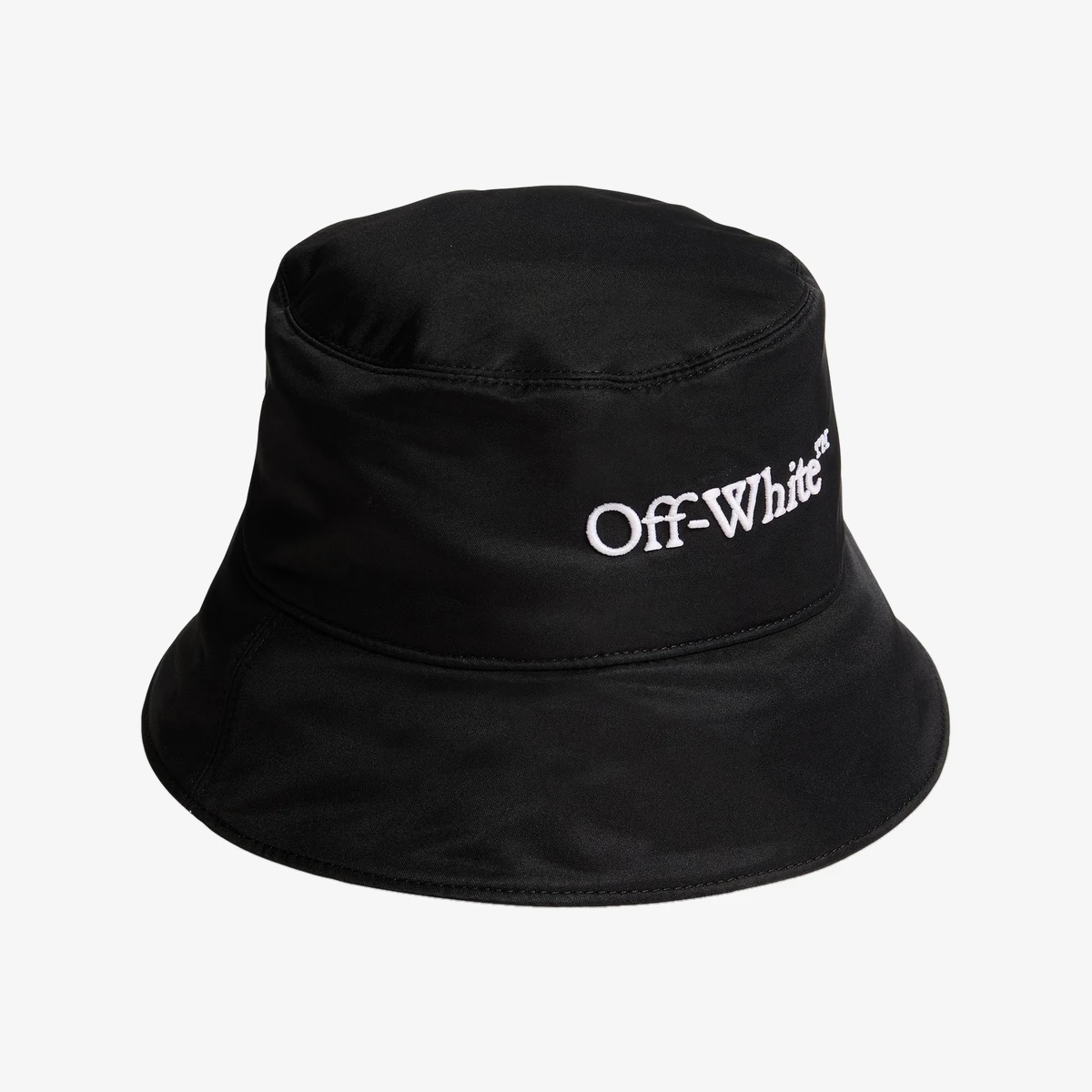Off-White Embroidered bucket hat in Black