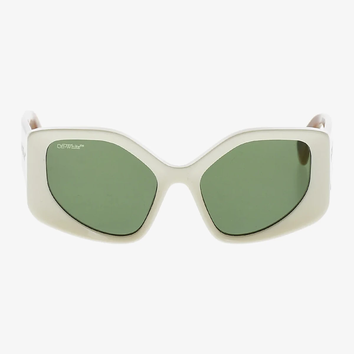 Off-White Square-Frame Sunglasses DENVER with Colored Lenses in White
