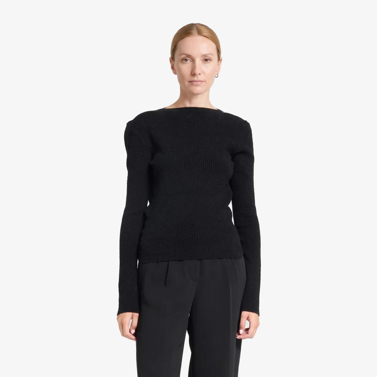 Jacquemus Long-sleeved jumper in Black