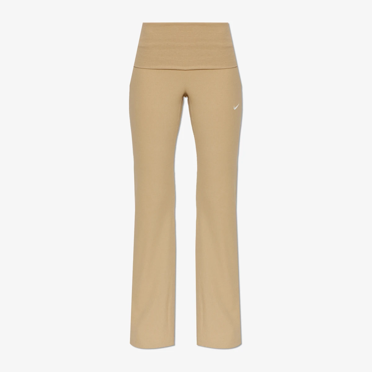 Nike Flared Leggings in Beige