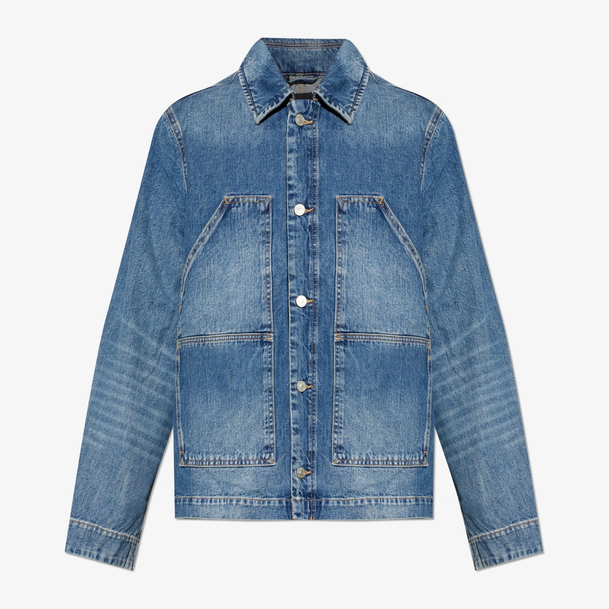 AllSaints Mukesh Denim Jacket in Navy