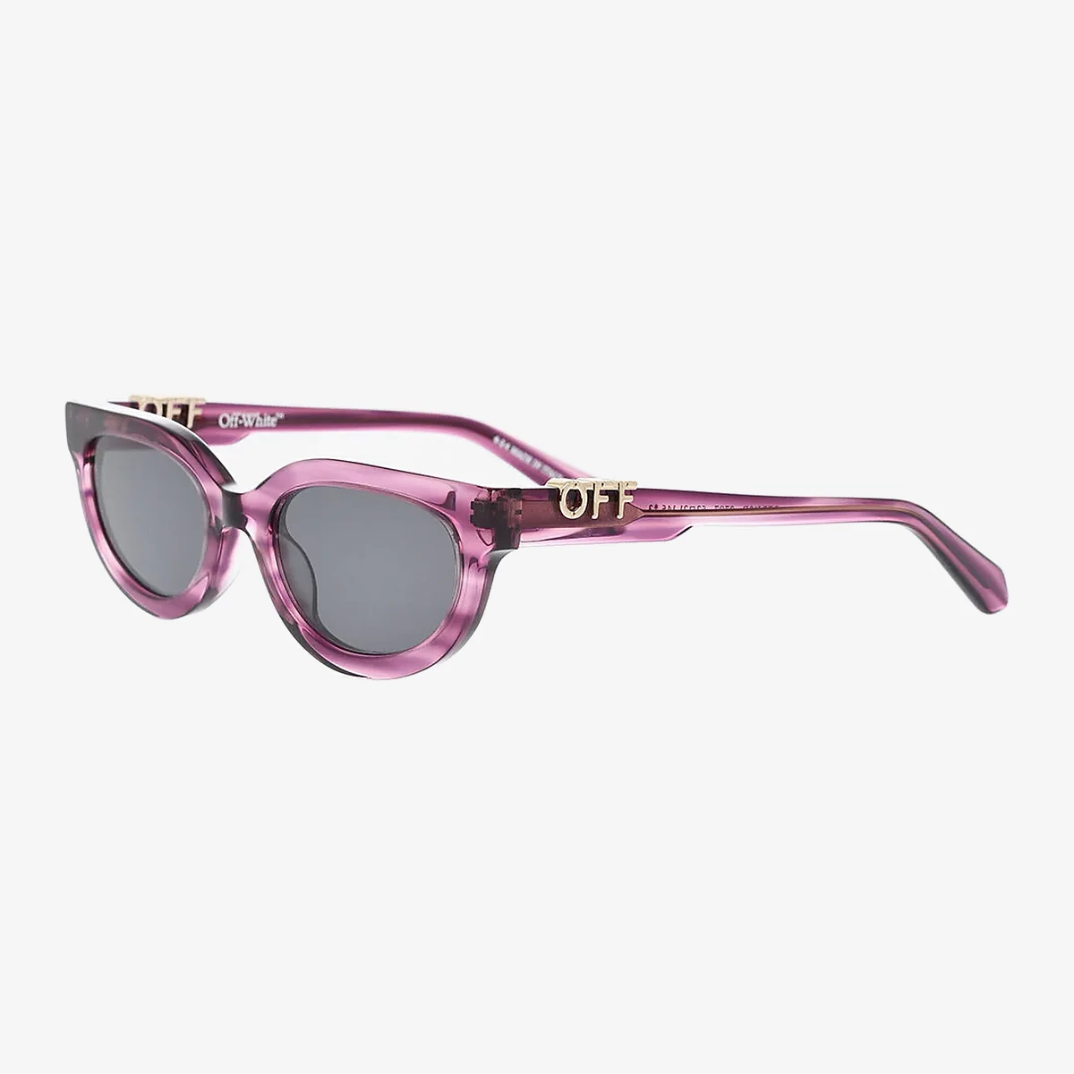 Cat-Eye Sunglasses SPARKS with Logo Temples вид 2