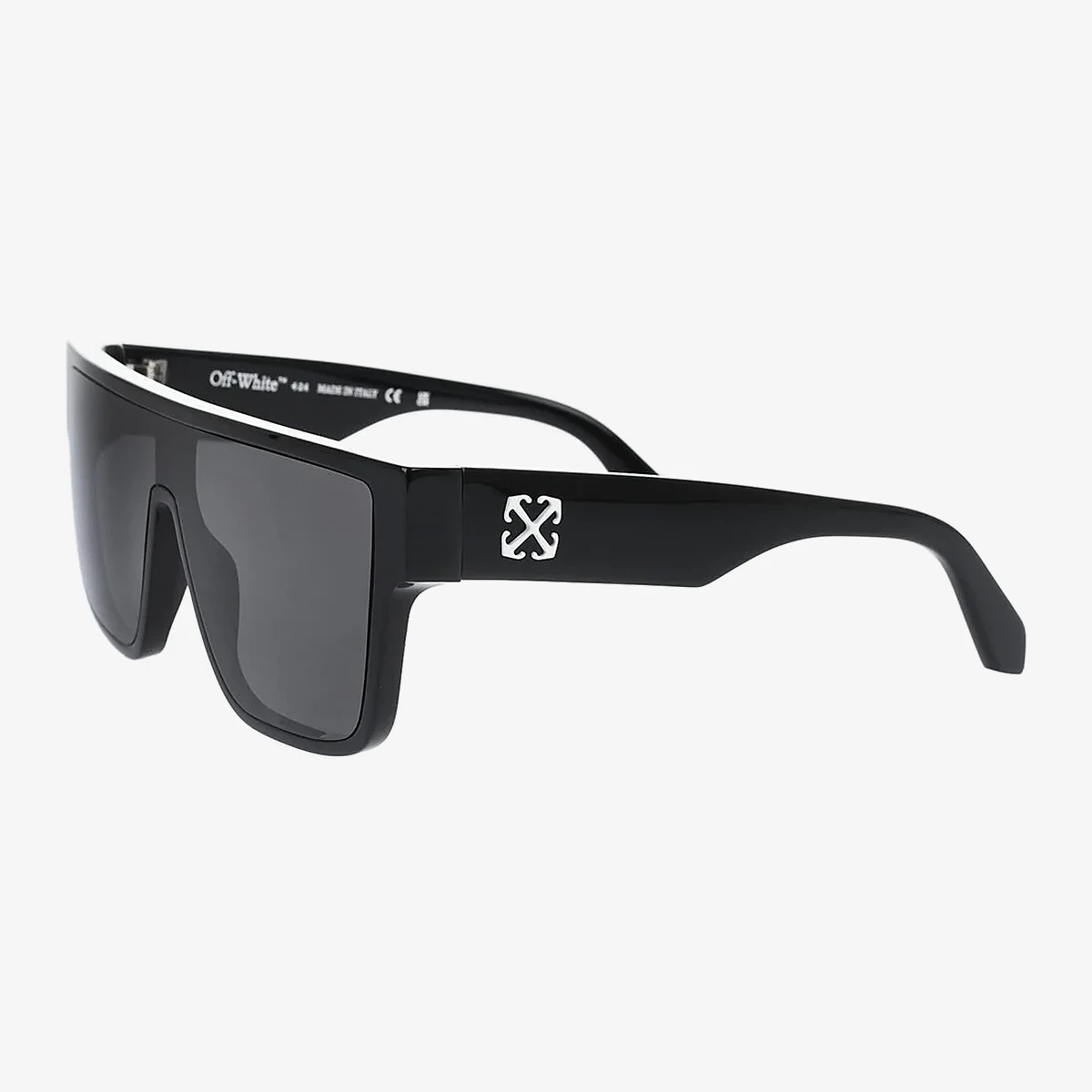 Off-White Shield Sunglasses SYRACUSE with Arrow Detail in Black