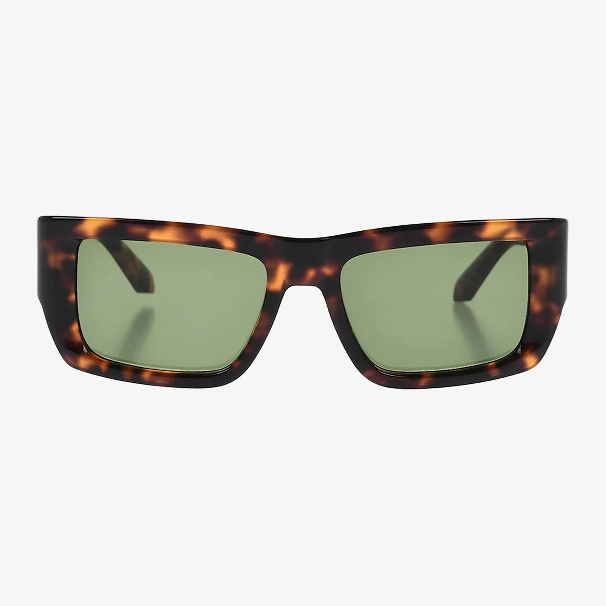 Off-White Rectangular Sunglasses PRESCOTT with Tortoiseshell Frame in Brown