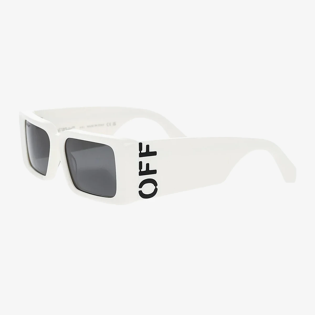 Square Sunglasses MILANO with Oversized Logo Temples ხედი 2