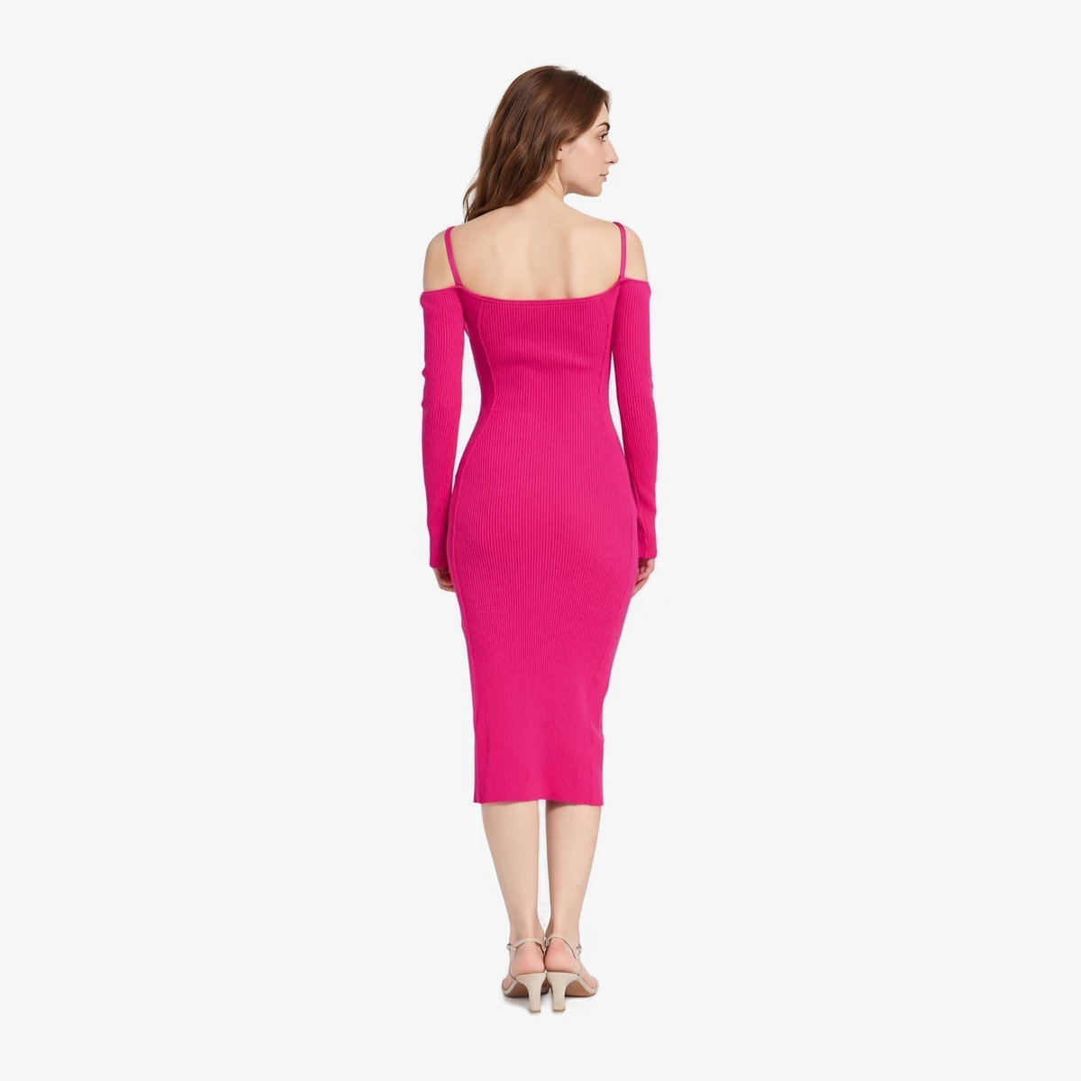 Linen-blend dress Sierra ხედი 2