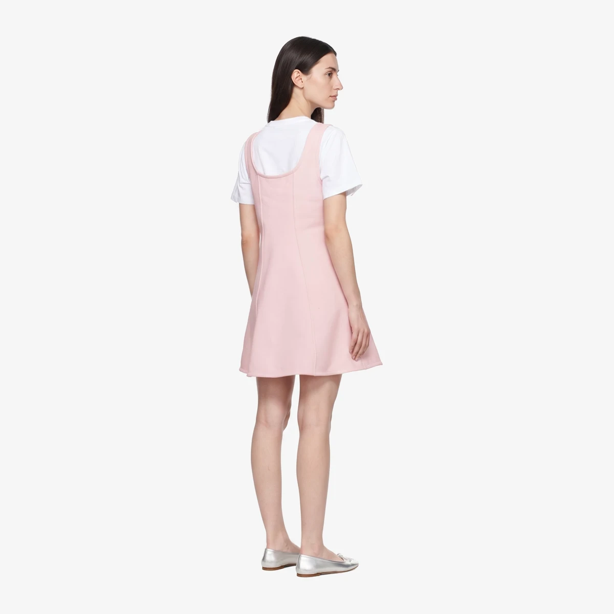 Pink Button-Up Minidress view 3