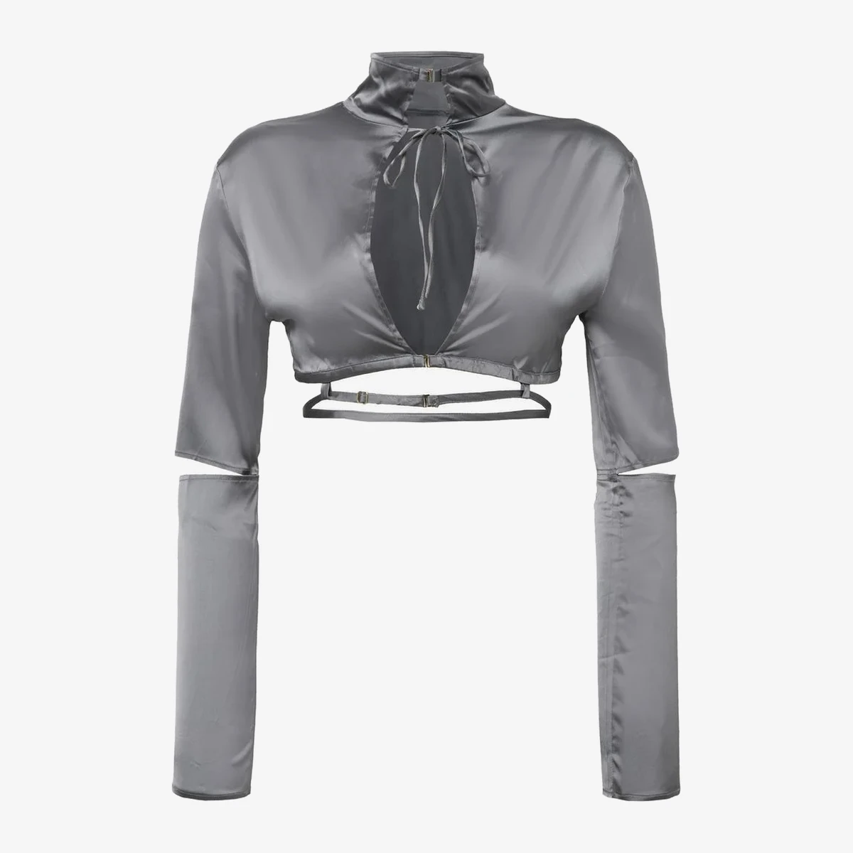 Satin blouse ხედი 3