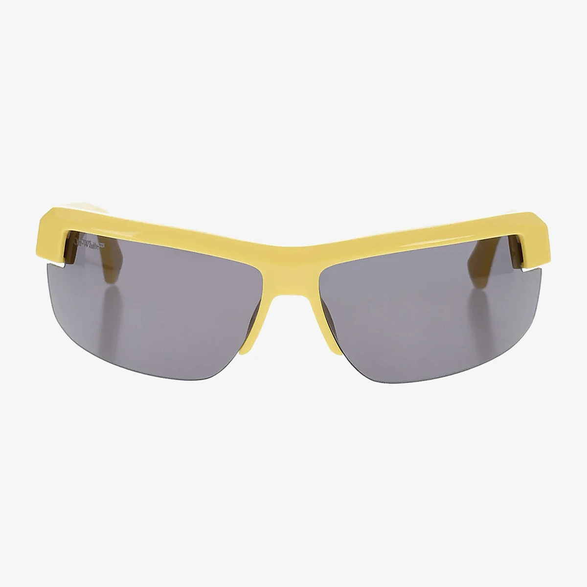 Off-White Biker Sunglasses TOLEDO with Embossed Monogram in Yellow