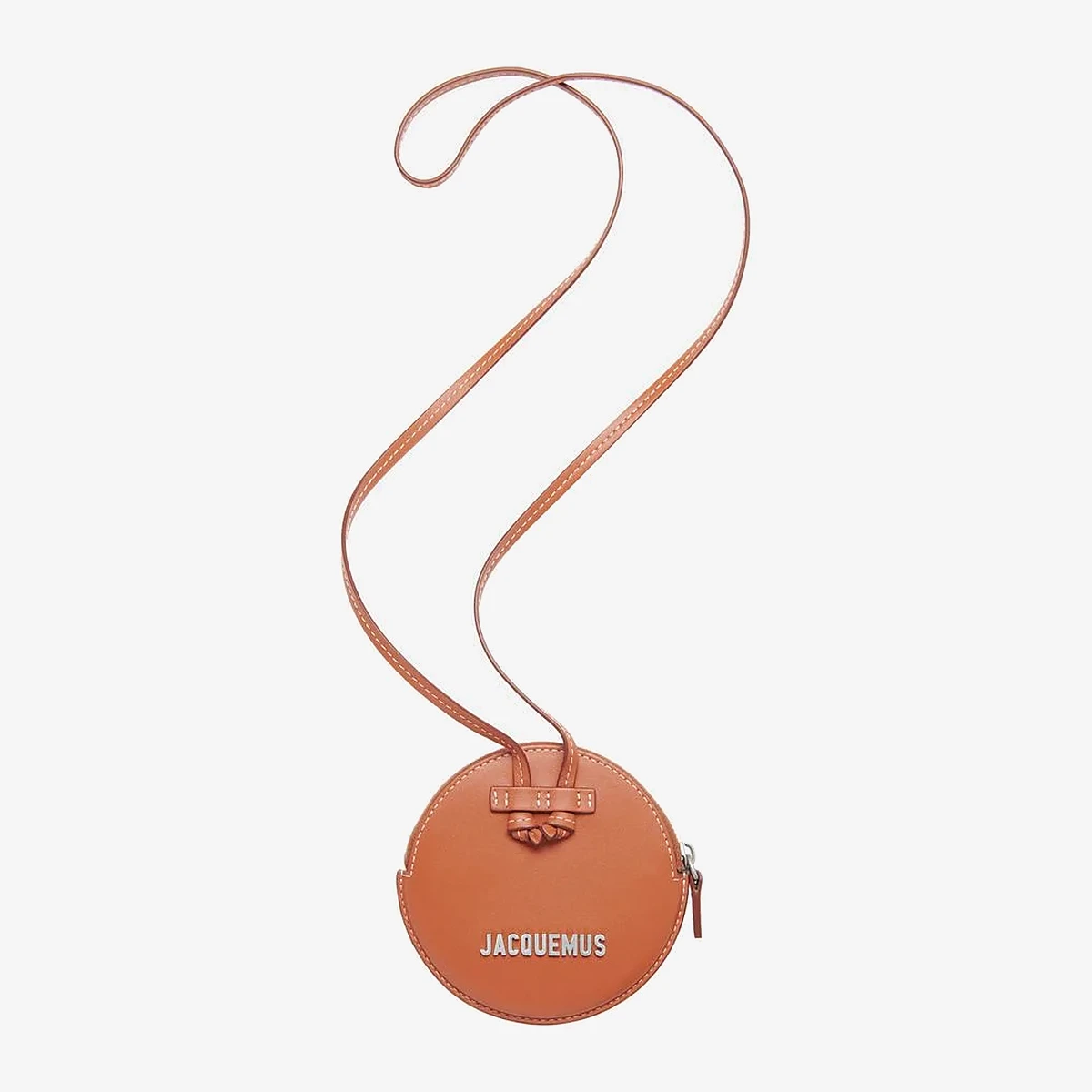 Jacquemus Leather wallet Le Pitchou in Tan