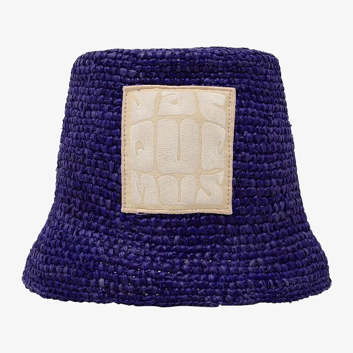 Jacquemus Raffia hat in Purple