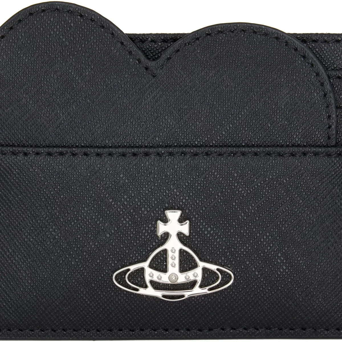 Vivienne Westwood Black Heart Card Holder in Black