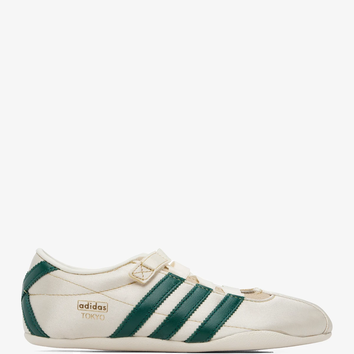 adidas Originals Off-White & Green Tokyo MJ Sneakers in Off-White