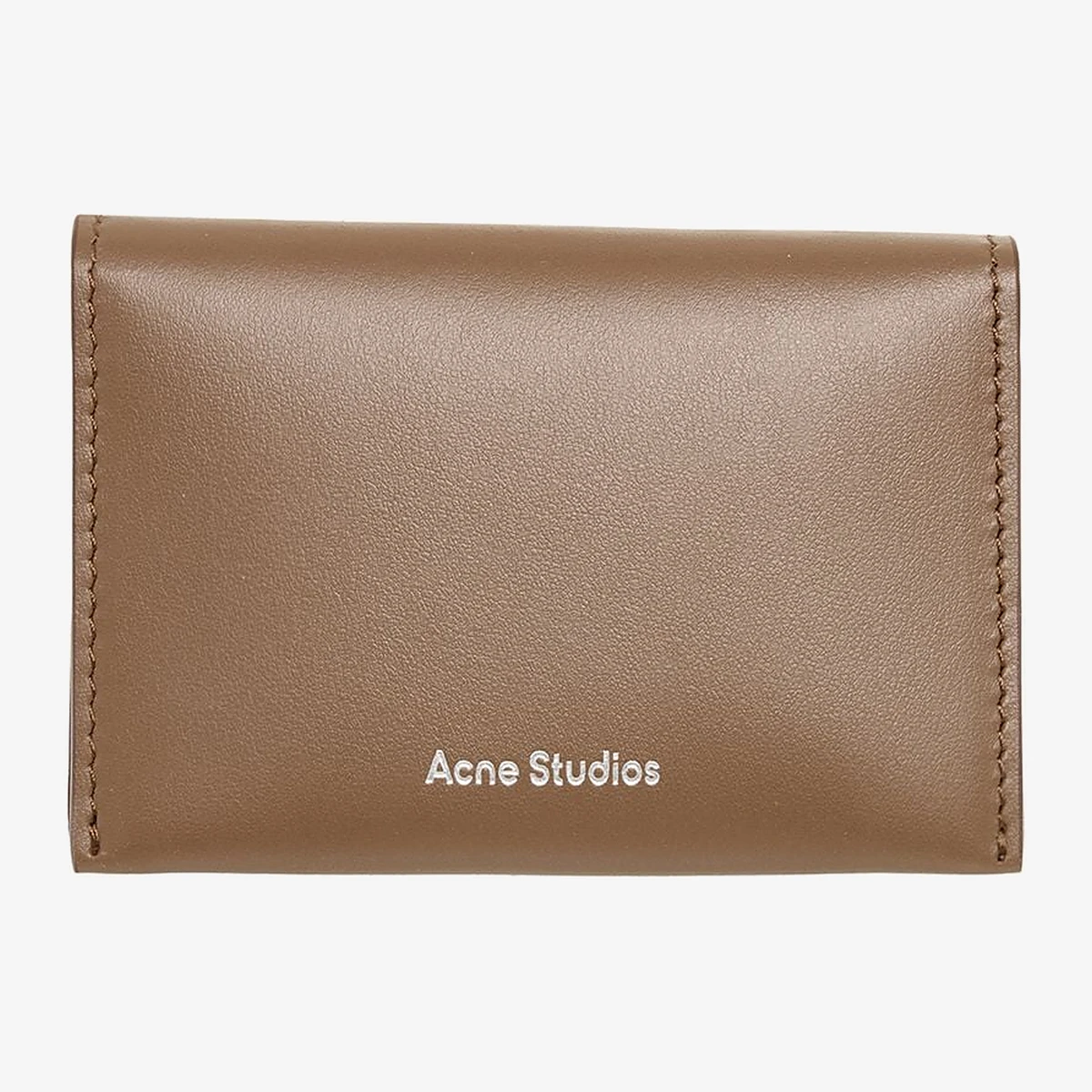 Acne Studios Leather card holder in Brown