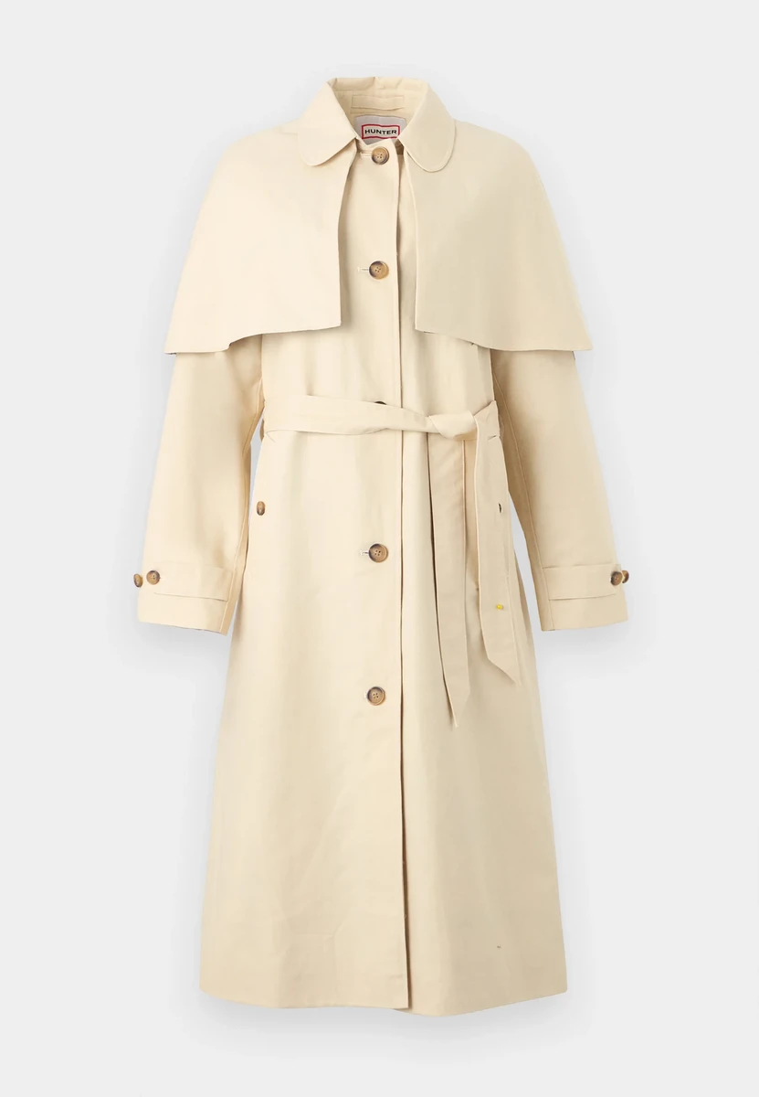 Hunter ORIGINAL Keltie Trench Coat in Off-White