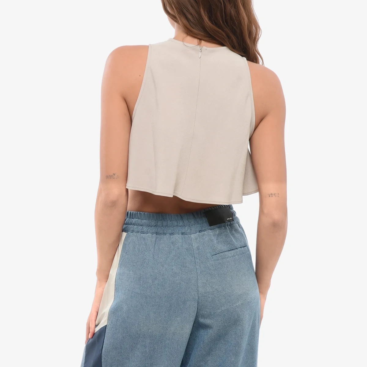 Flared Crop Top ხედი 2