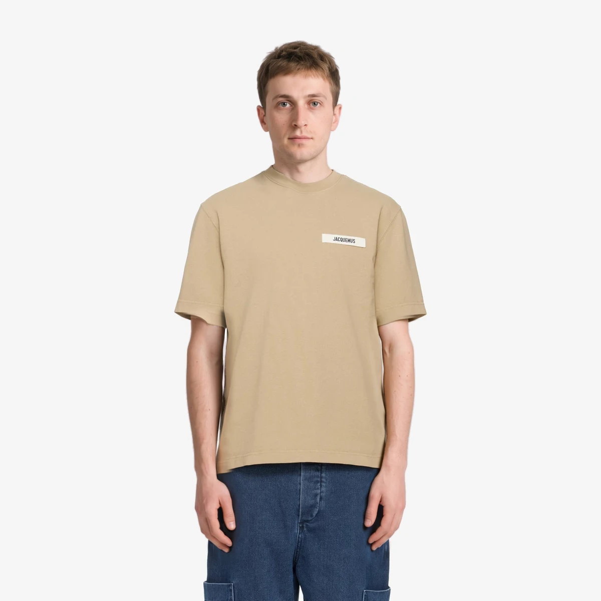 Jacquemus Beige 'The Gros Grain' T-shirt in Beige