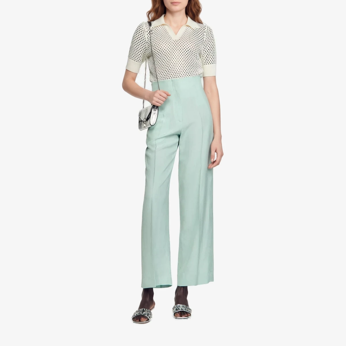 Wide-leg trousers Rivier вид 3