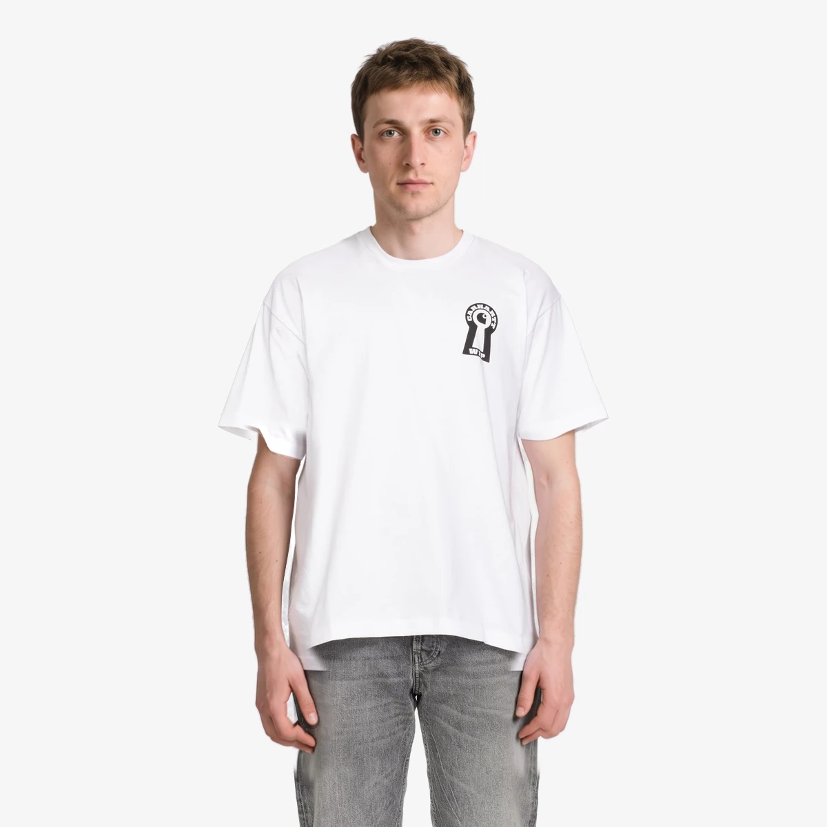 Carhartt WIP White Locked T-shirt in White