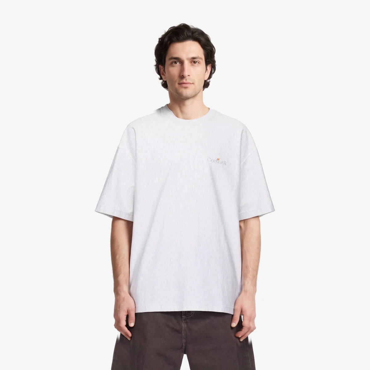 Carhartt WIP Gray WIP Label T-shirt in Grey
