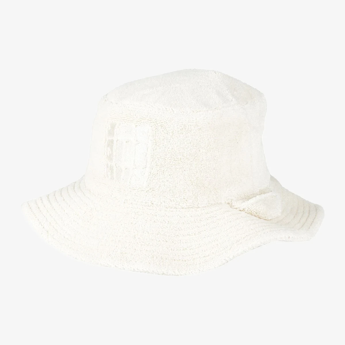 Jacquemus Terry Bucket Hat in White