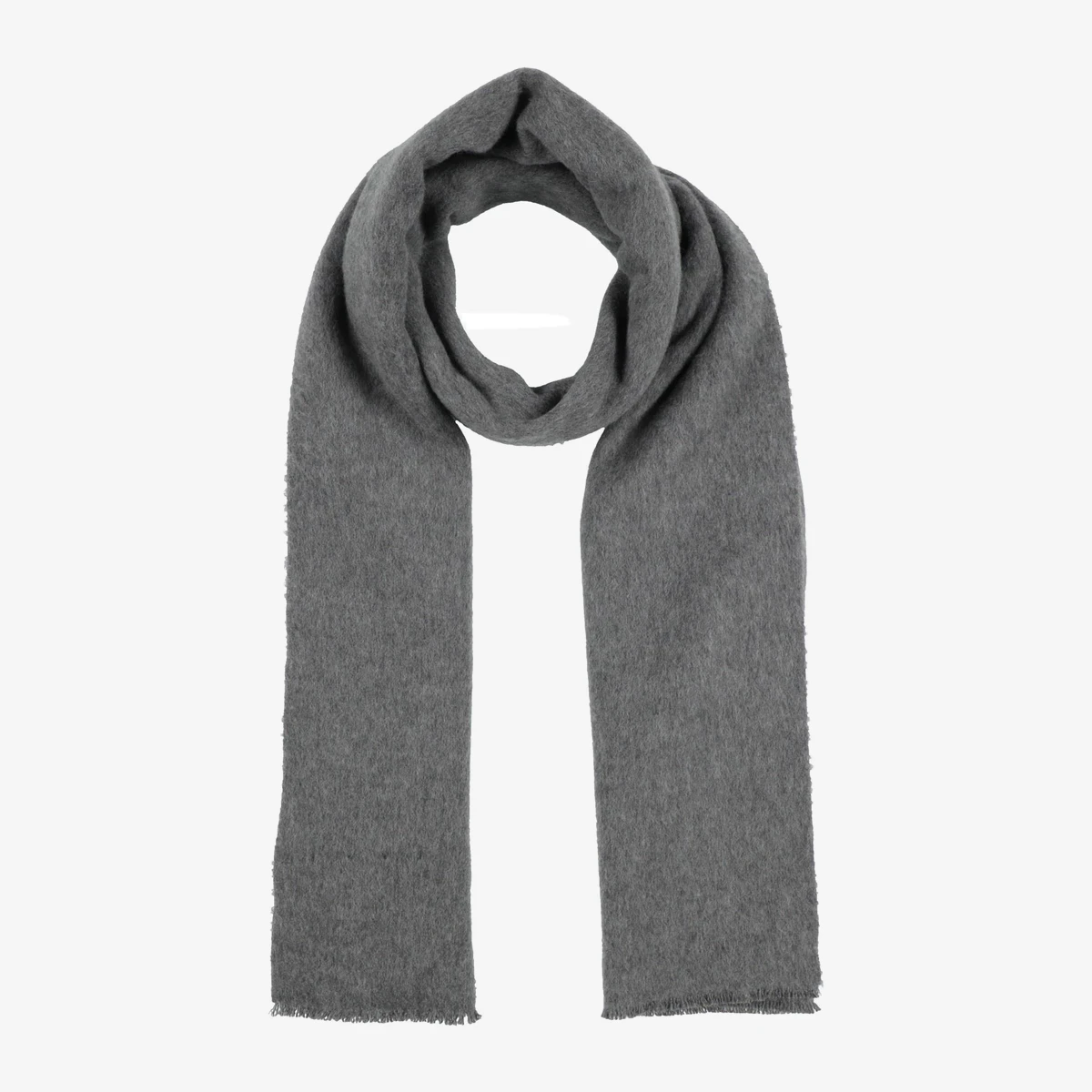Jacquemus Hand-Knitted Scarf — Серый