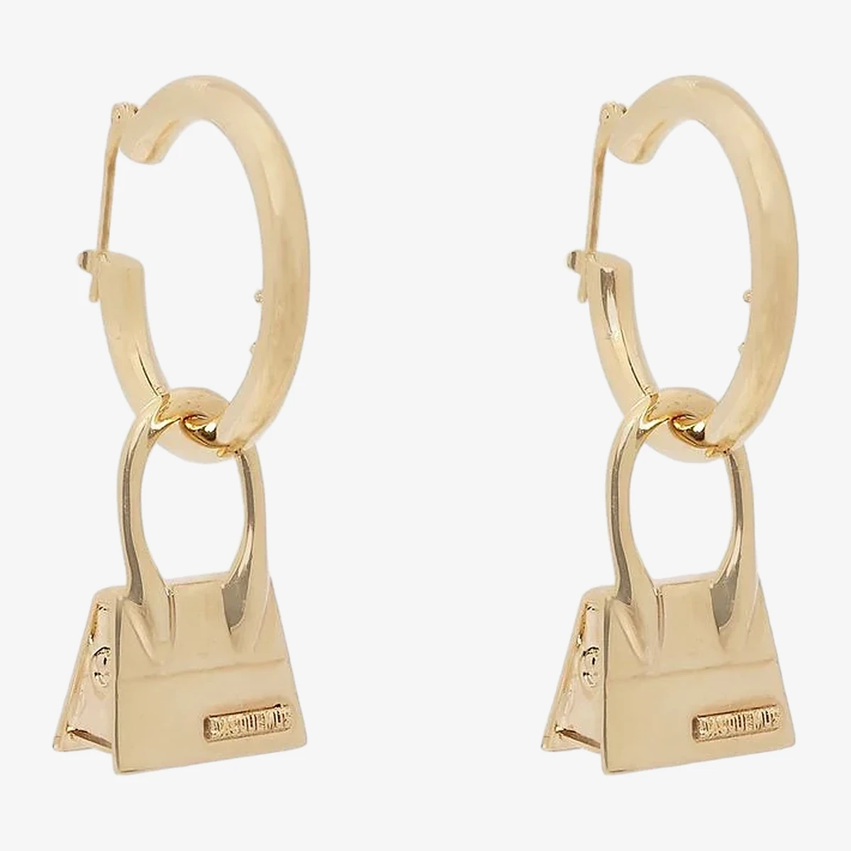 Jacquemus Hoops Les Creoles Chiquito in Gold