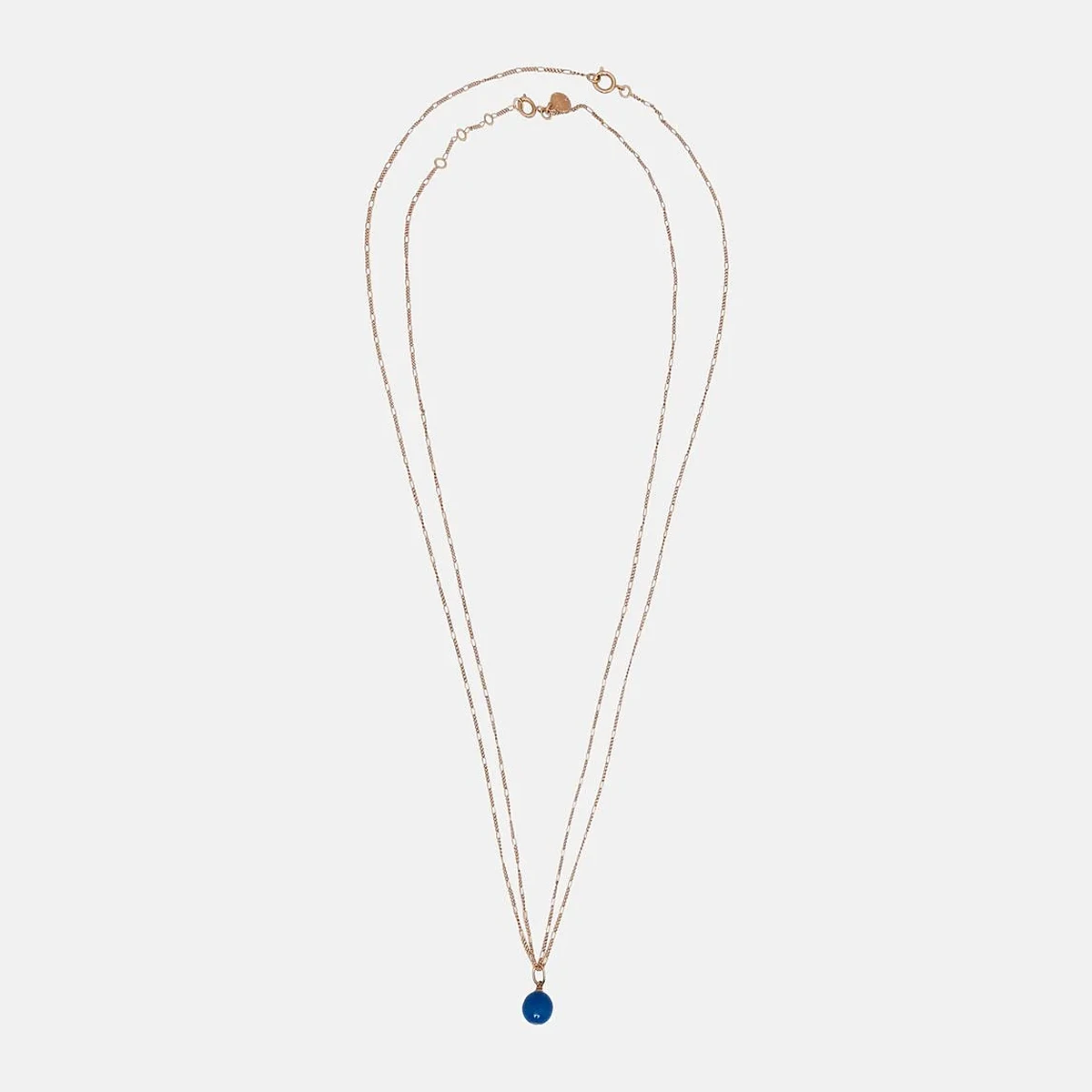 Jacquemus Necklace with pendant La Perlu Bleu in Gold