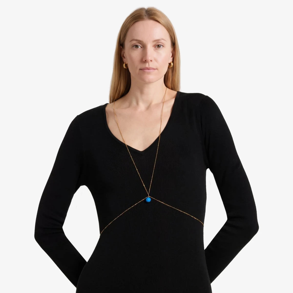 Necklace with pendant La Perlu Bleu view 2