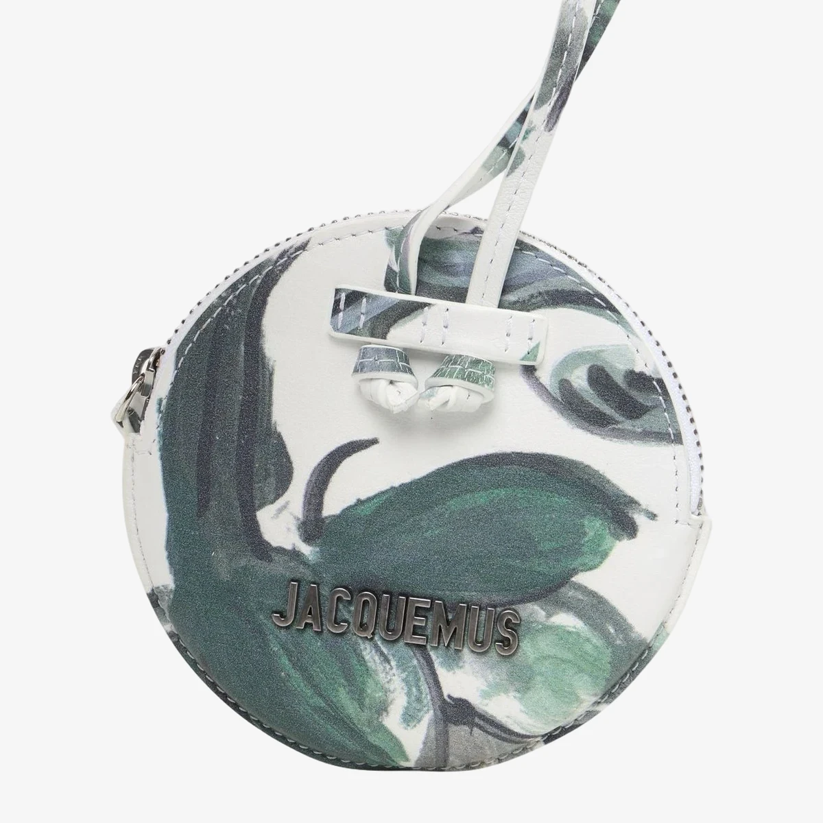 Jacquemus Leather coin purse in White