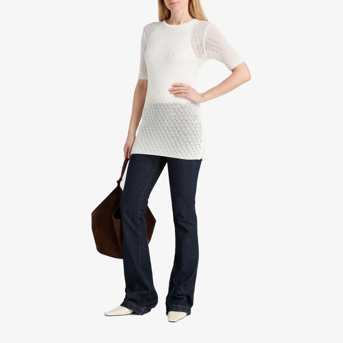 Crochet Knit Top вид 2