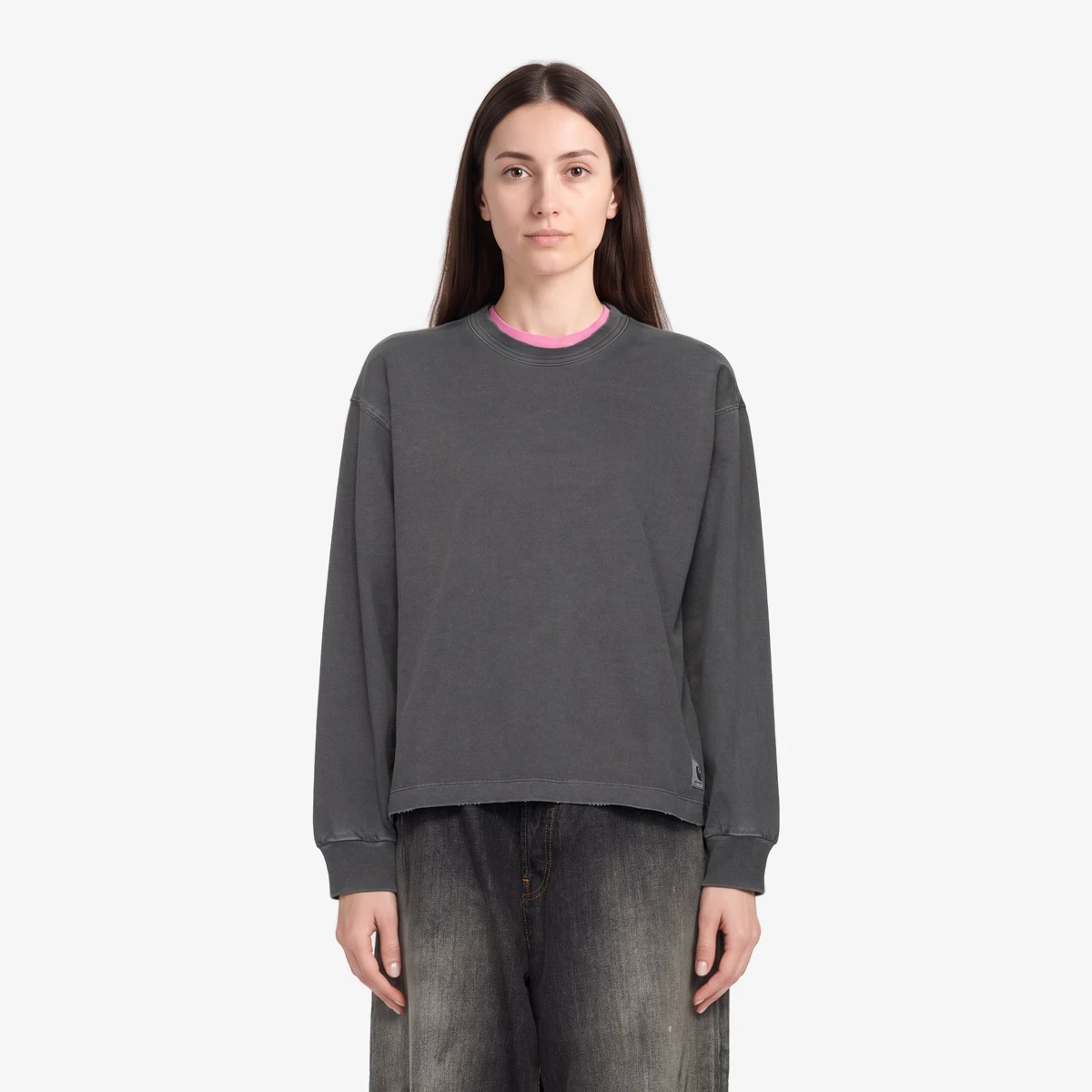 Carhartt WIP Black Long Sleeve Torion T-shirt in Black