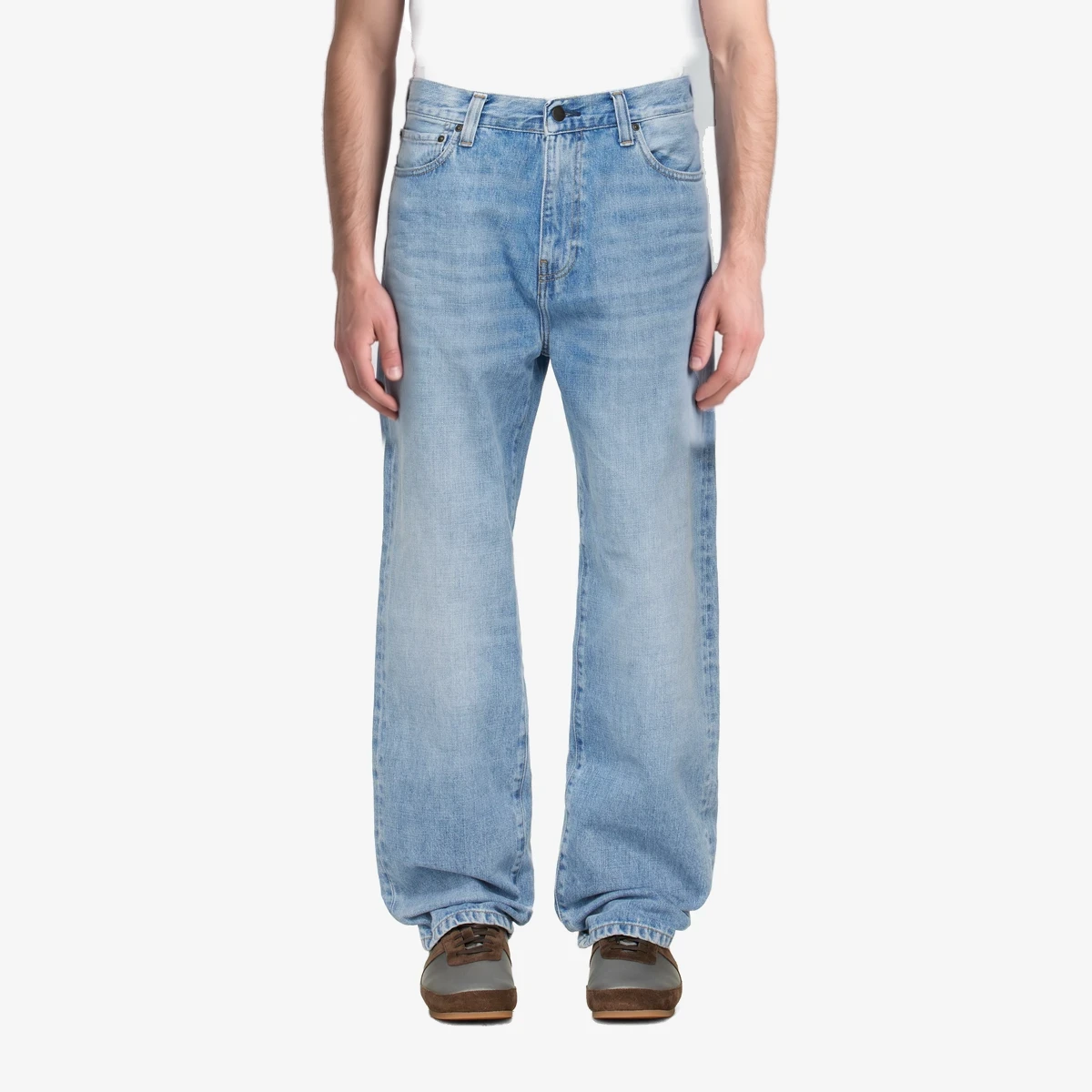 Carhartt WIP Blue Aaron Jeans in Blue
