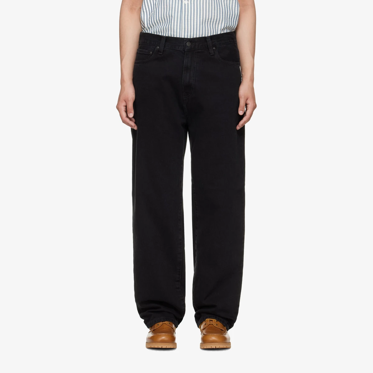 Carhartt WIP Black Aaron Jeans in Black