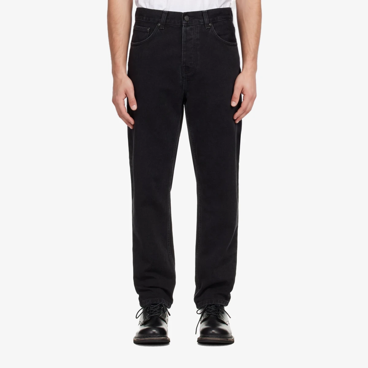 Carhartt WIP Black Newel Jeans in Black