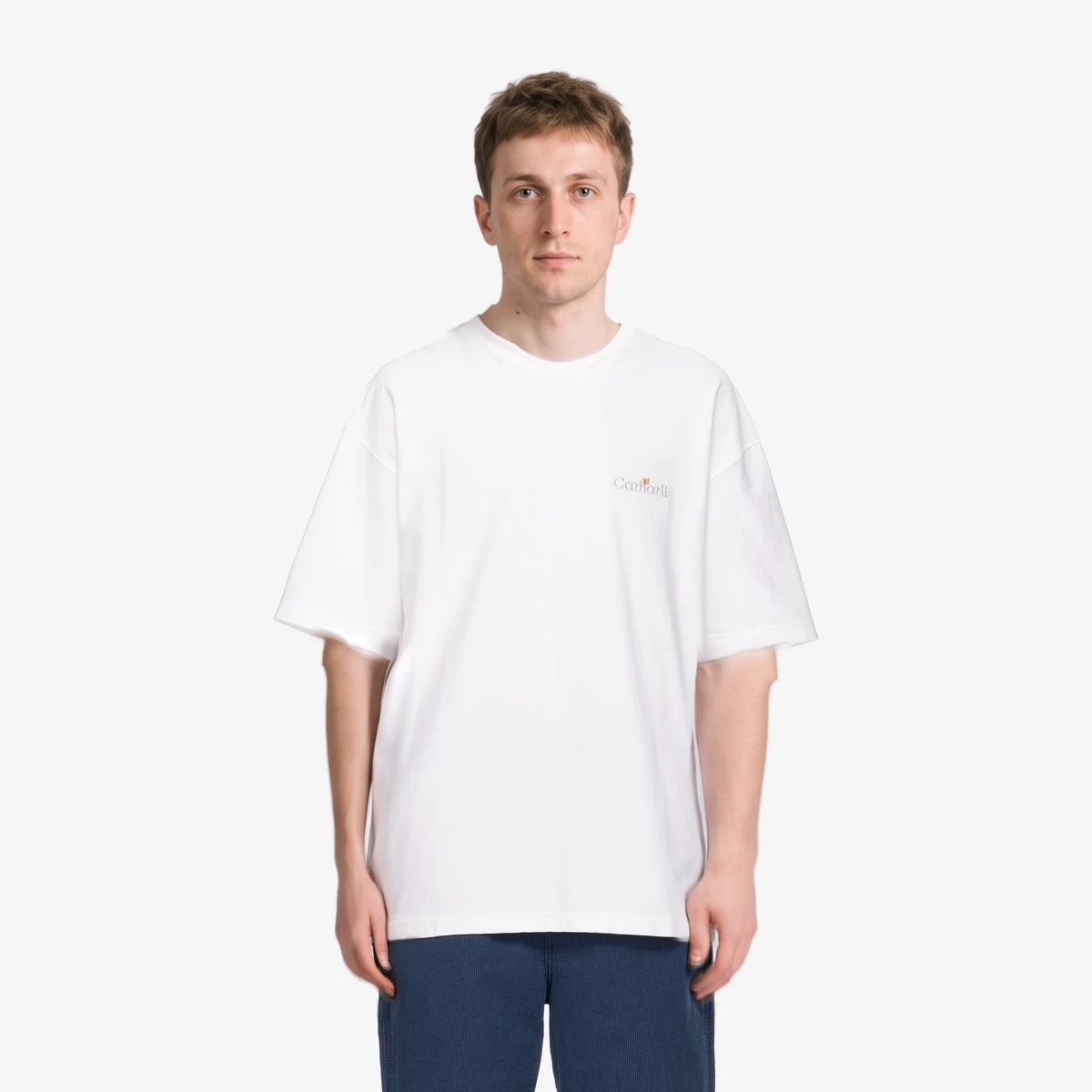 Carhartt WIP White WIP Label T-shirt in White