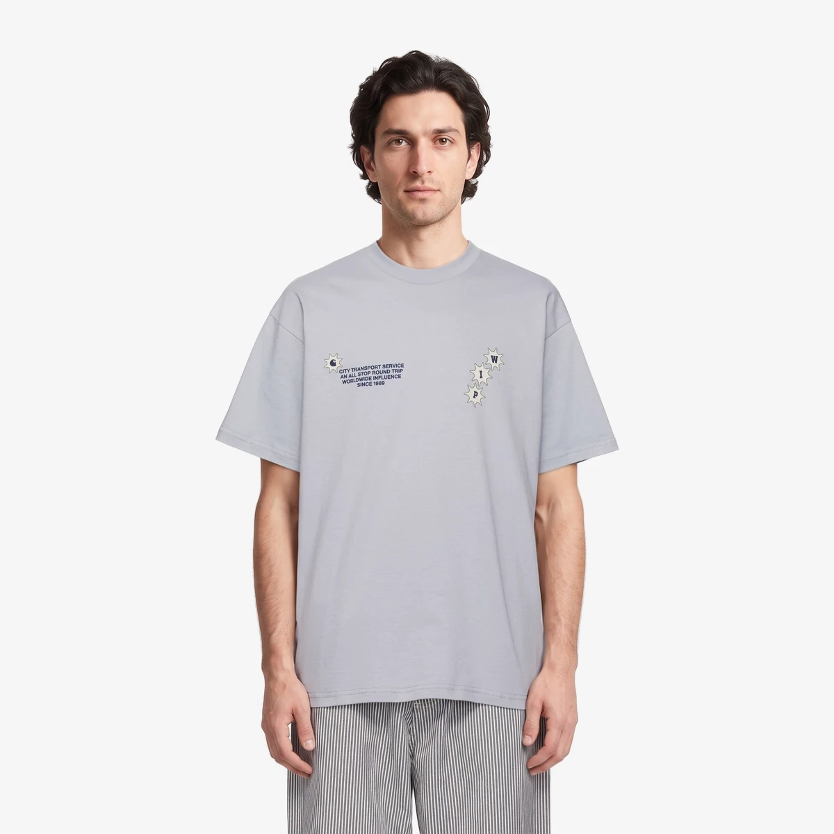 Carhartt WIP Gray C Trip T-shirt in Grey