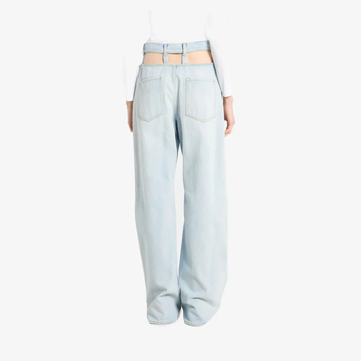 Wide leg jeans ხედი 2