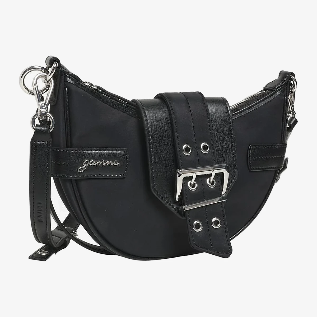GANNI Cross-body bag in Black