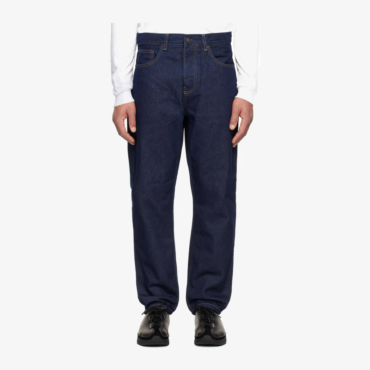 Carhartt WIP Blue Newel Jeans in Blue