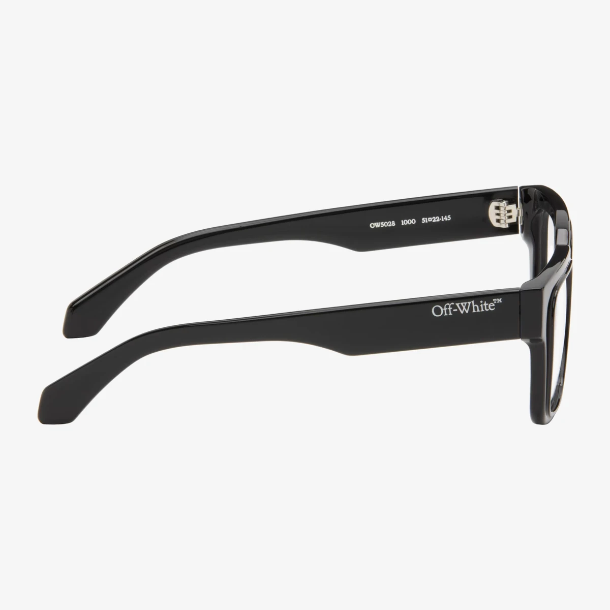Off-White Black 5028 Glasses in Black