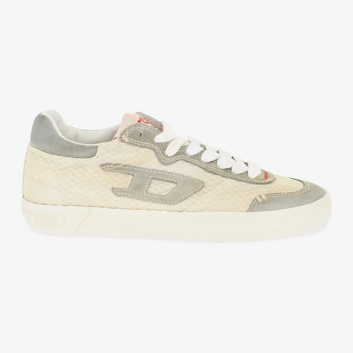 Canvas Low-Top Sneakers S-LEROJI with Contrast Details вид 3